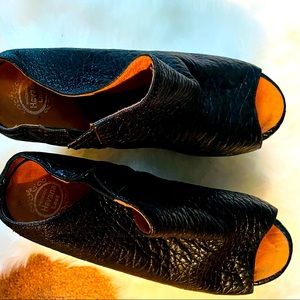 Jeffrey Campbell leather platforms